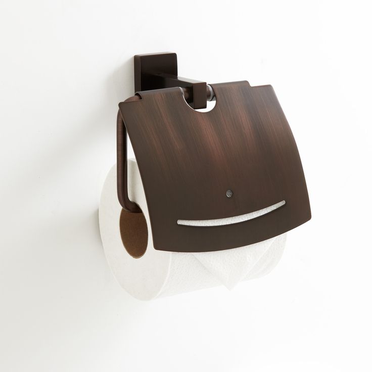 Modern Wooden Toilet Paper Holder