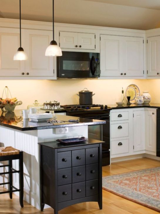 10+ Kitchens with Black Appliances in Trending Design ...