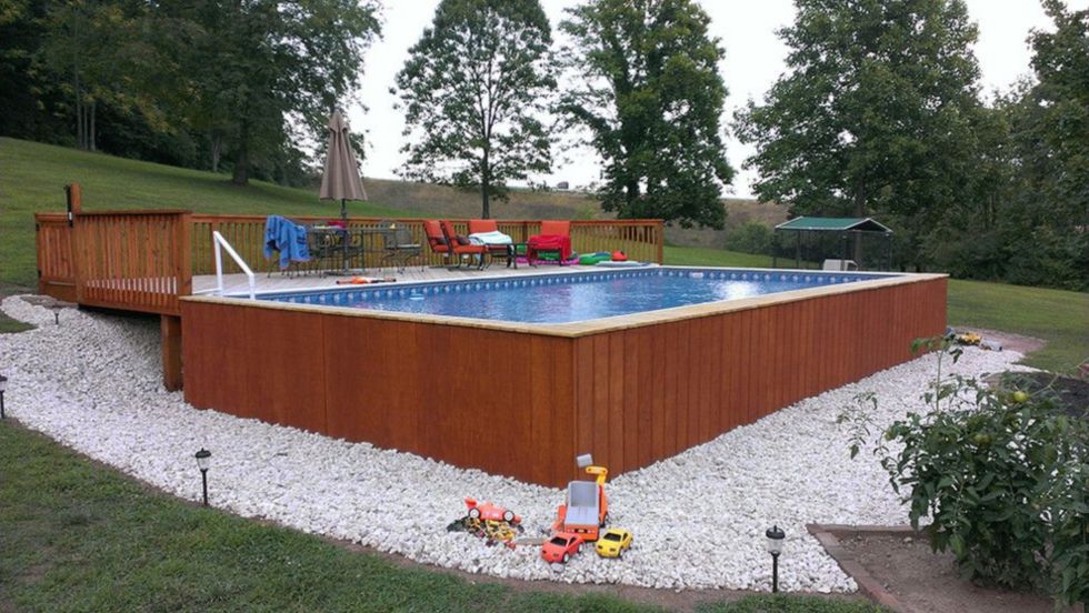 The Ultimate Guide To Above Ground Pool, Above Ground Pool Built Into Hill