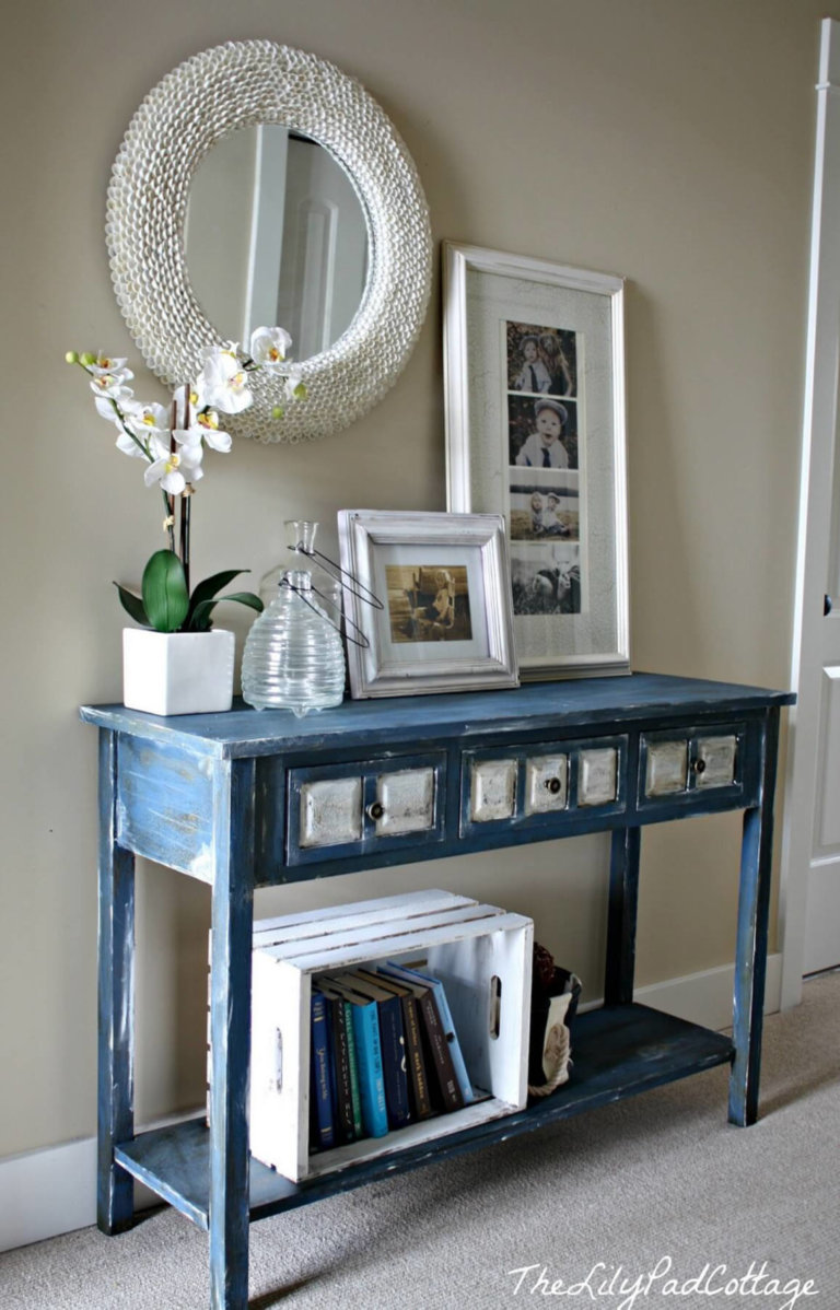 rustic entry table ideas