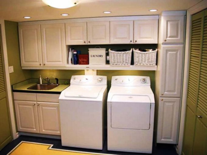 basement laundry room storage cabinets