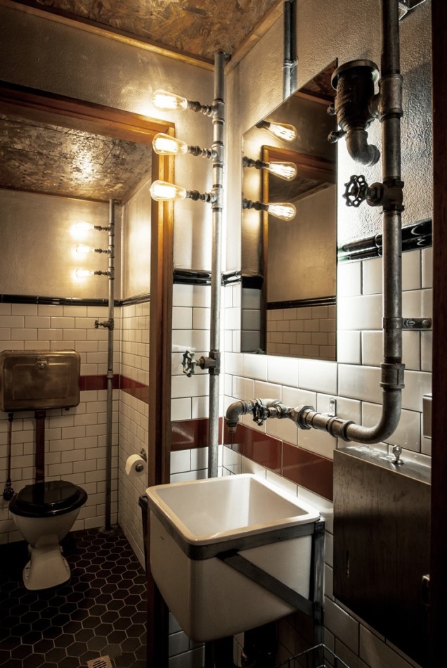 Basement Bathroom Ideas - Another Level of Industrial Bathroom