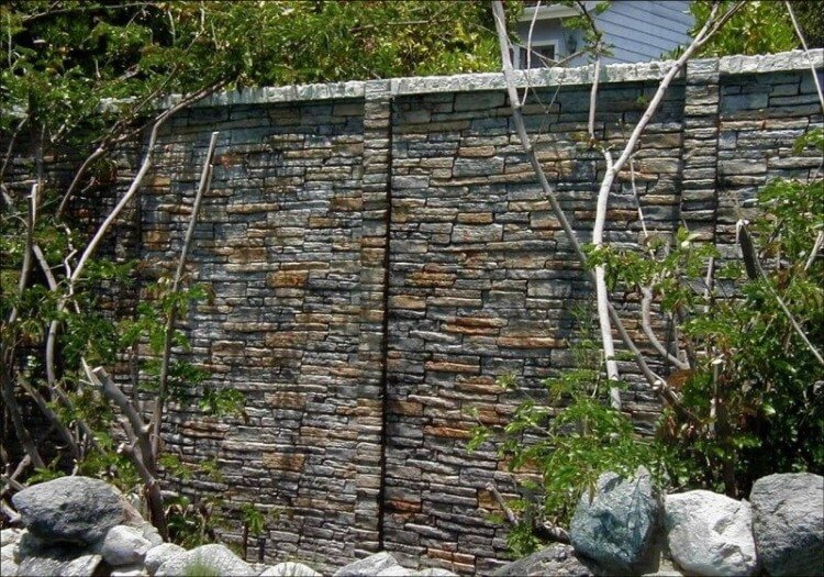 Affordable Privacy Fence Ideas Concrete Wall Fence