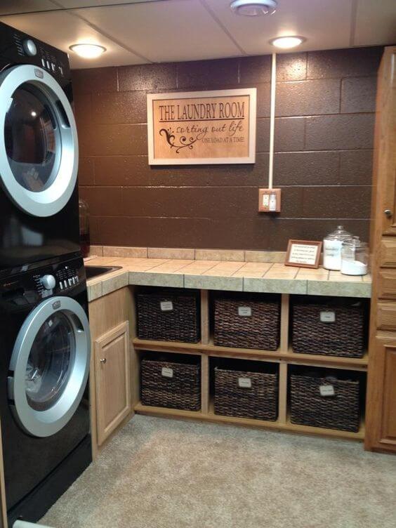 Basement Laundry Rooms Makeover Basement Laundry Room Makeover Ideas