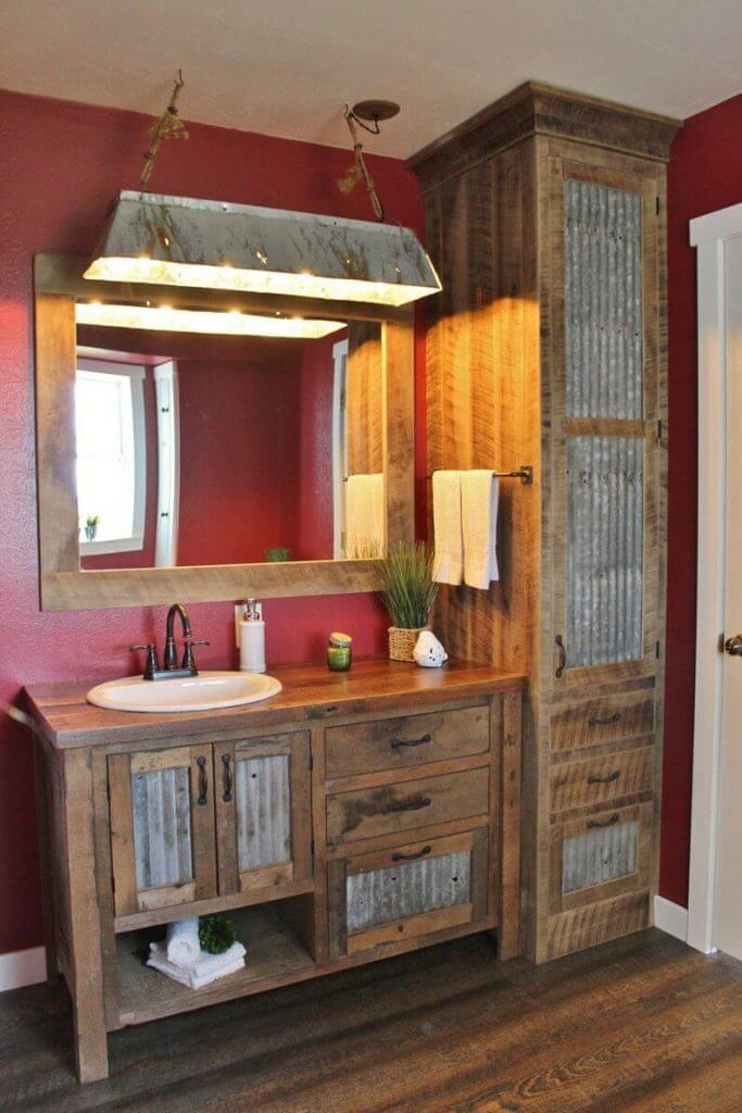 Bathroom Decor DIY Rustic Bathroom Ideas Gorgeous Rustic Industrial Bathroom