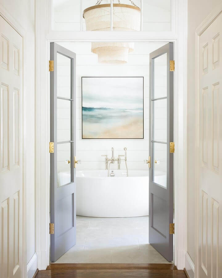 Bifold Bathroom Door Ideas Double Hinged Door, Master Bathroom Perfection