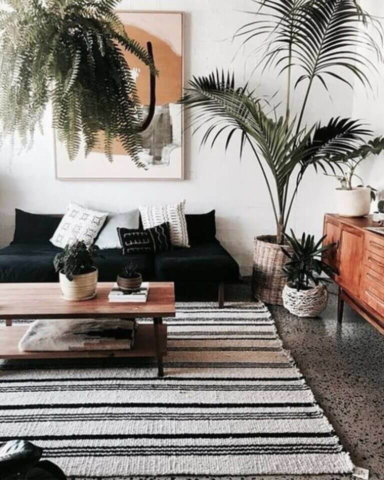 Black White Grey Living Room Rug Ideas Striped Lines