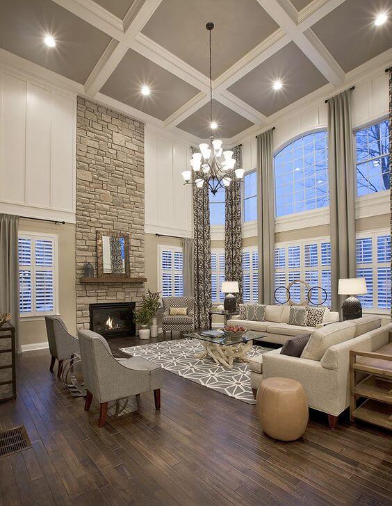 Coffered Ceiling paint Ideas Where Does the Coffered Ceiling Go
