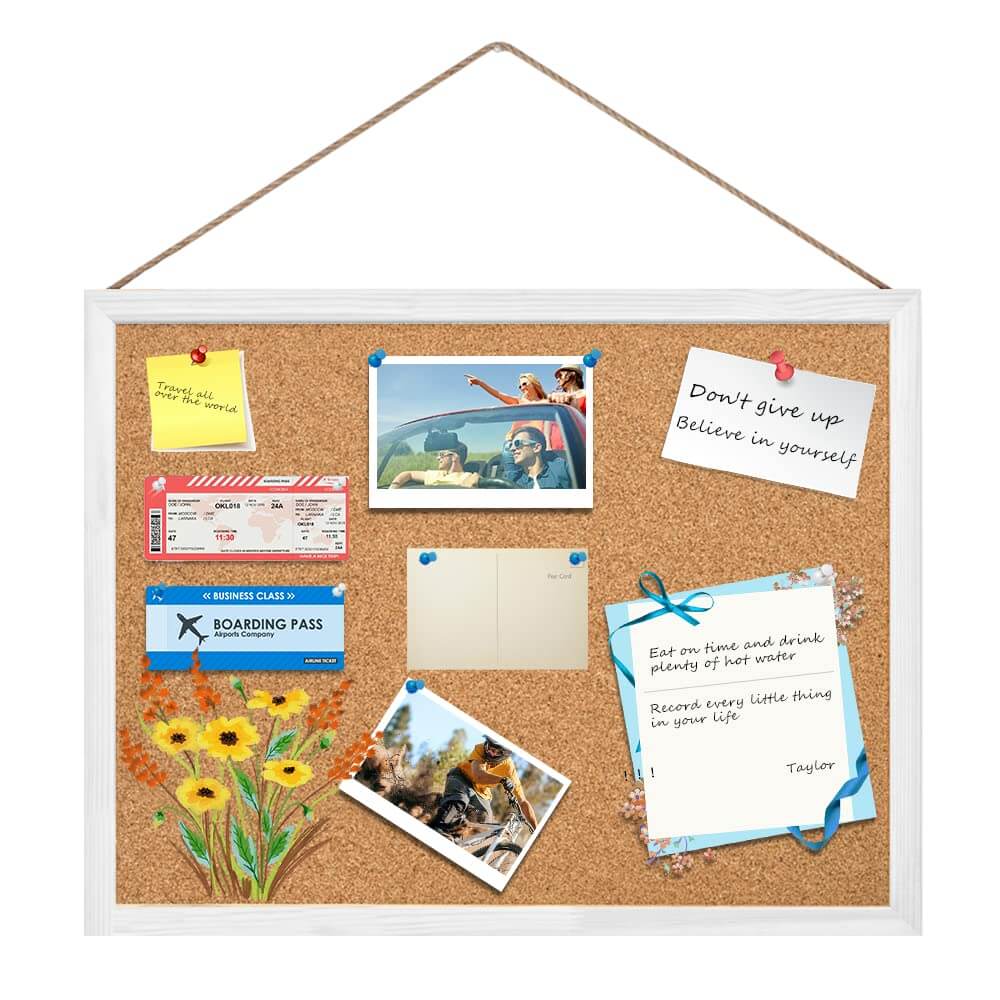 Cork Board Ideas for Pictures Picture Frame Into Cork Message Board