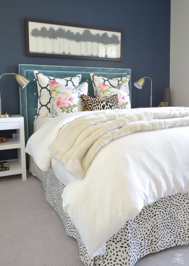 Cute Guest Bedroom Ideas Teal and White 2