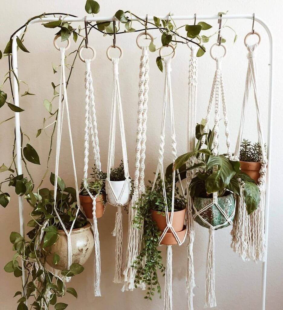 DIY Hanging Planters from Dog Bowls Chic Hanging Planters