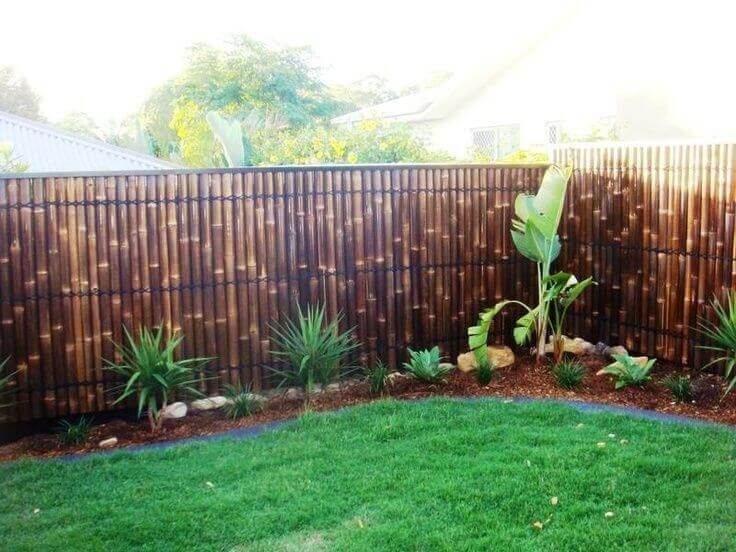 DIY Privacy Fence Ideas Bamboo Privacy Fence Ideas