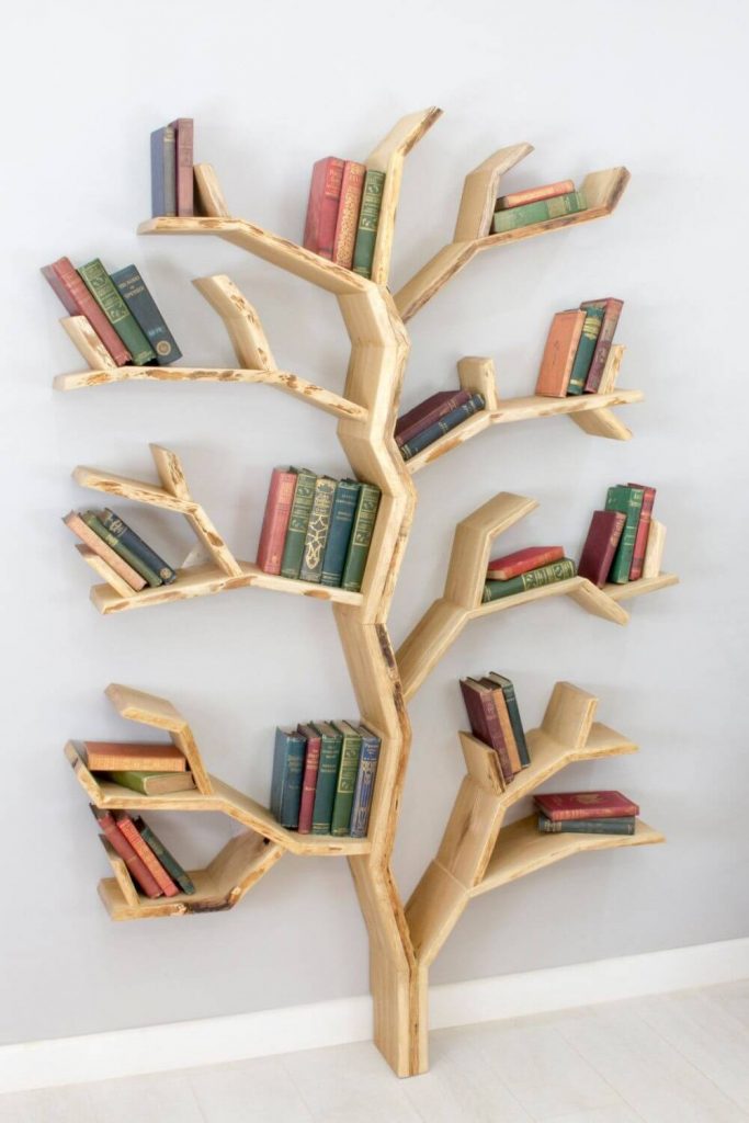 Farmhouse Bookshelf Decor Ideas Bookshelf Tree