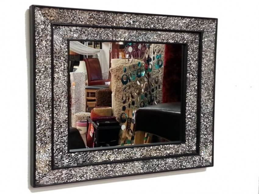 Framed Bathroom Mirror Ideas Mosaic Mirror Frames