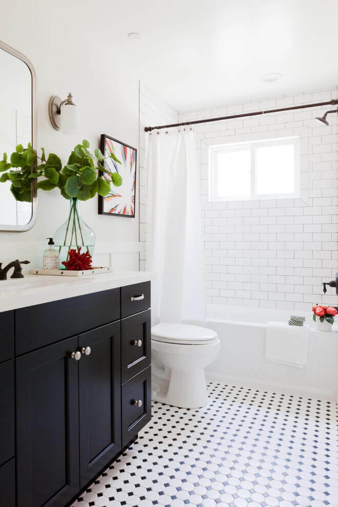 HGTV Bathroom Tile Floor Ideas Need Clean Look Grab Subway Tile