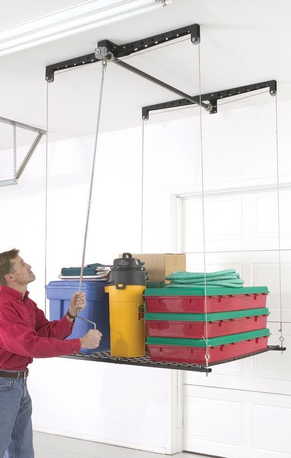 How to Build Overhead Garage Storage