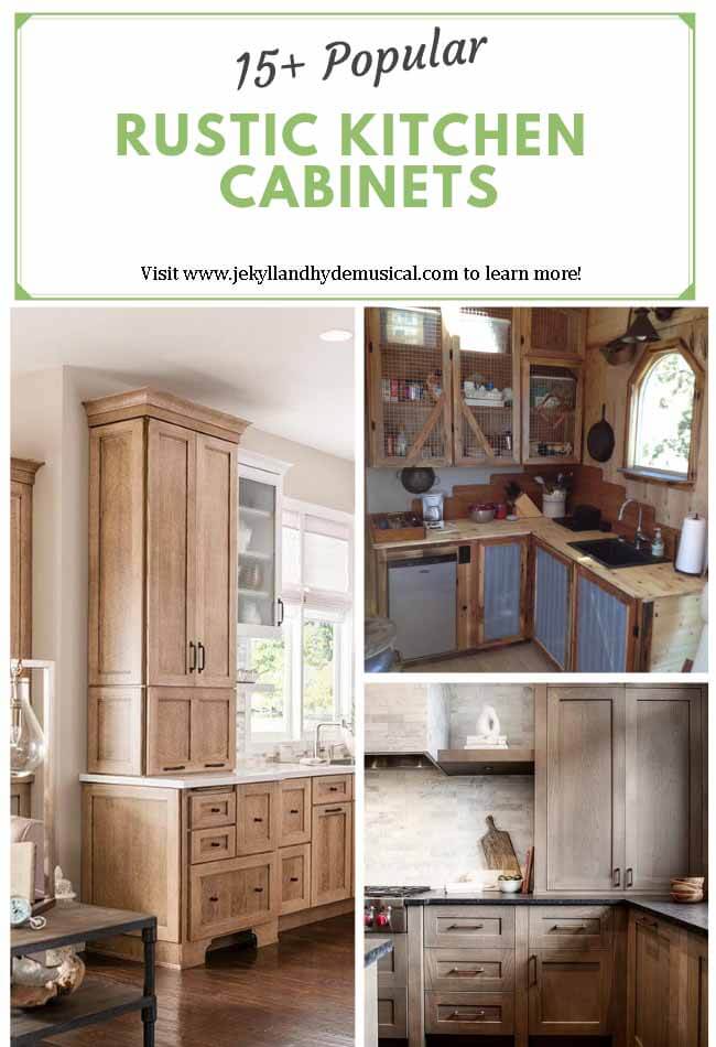How to Build Rustic Kitchen Cabinets