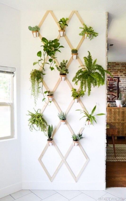 Indoor Garden Ideas Pinterest Garden on the Wall