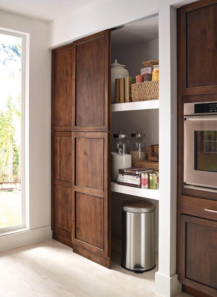 Kitchen Pantry Door Ideas Pantry Doors that Blends with Cabinets