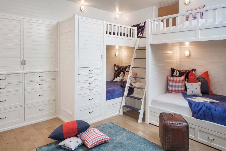 L Shaped Bunk Beds Plans DIY Stylish Kids Bedroom