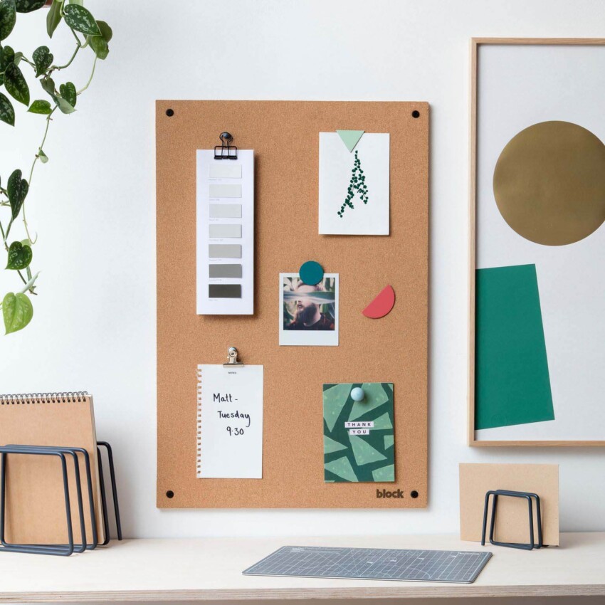 Large Cork Board Ideas Wood Block Cork Boards