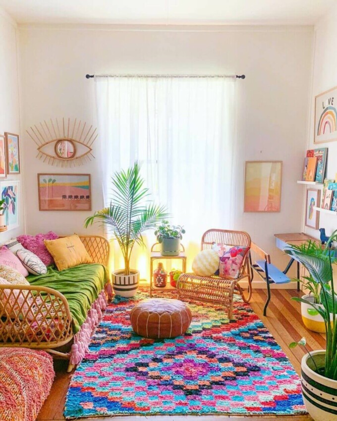 Living Room Rug Ideas Pinterest Bohemian