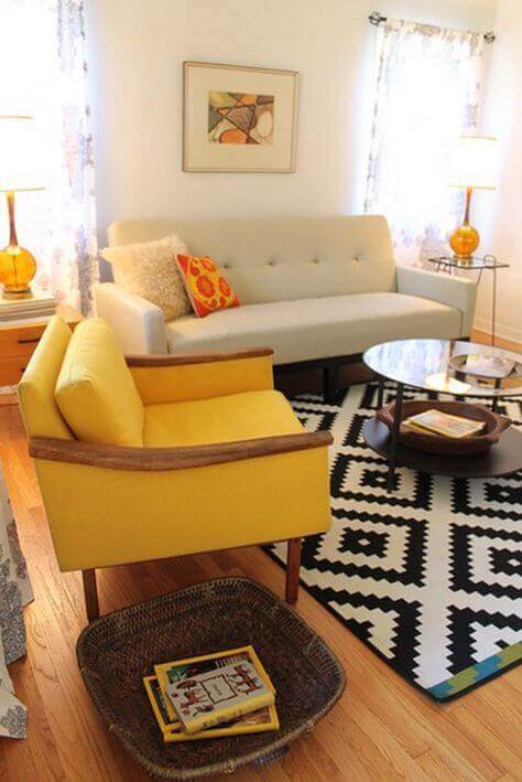 Mid century Modern Living Room Room Colors Mid century Living Room with Tan Sofa