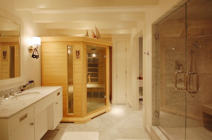 Modern Basement Bathroom Ideas Boston Beach Style