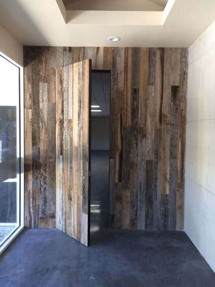Modern Wall Panel with Hidden Door Ideas Wood Wall Hidden Door Ideas