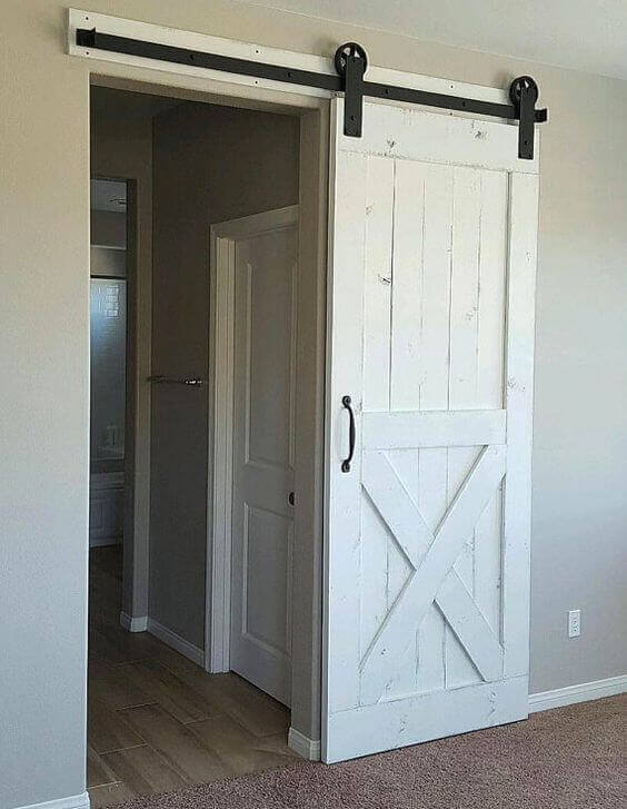 Old Barn Door Ideas White and Rustic 2