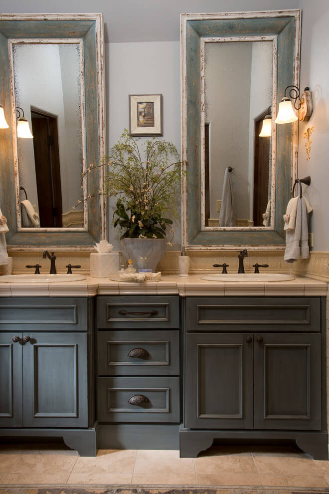 Painted Bathroom Cabinet Ideas French Country Cabinet