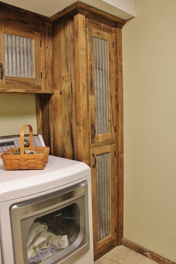 Pictures of Small Basement Laundry Rooms Rustic Tall Laundry Room