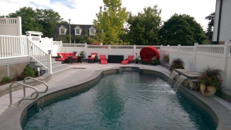 Pool Privacy Fence Ideas Low Synthetic Privacy Fence Ideas