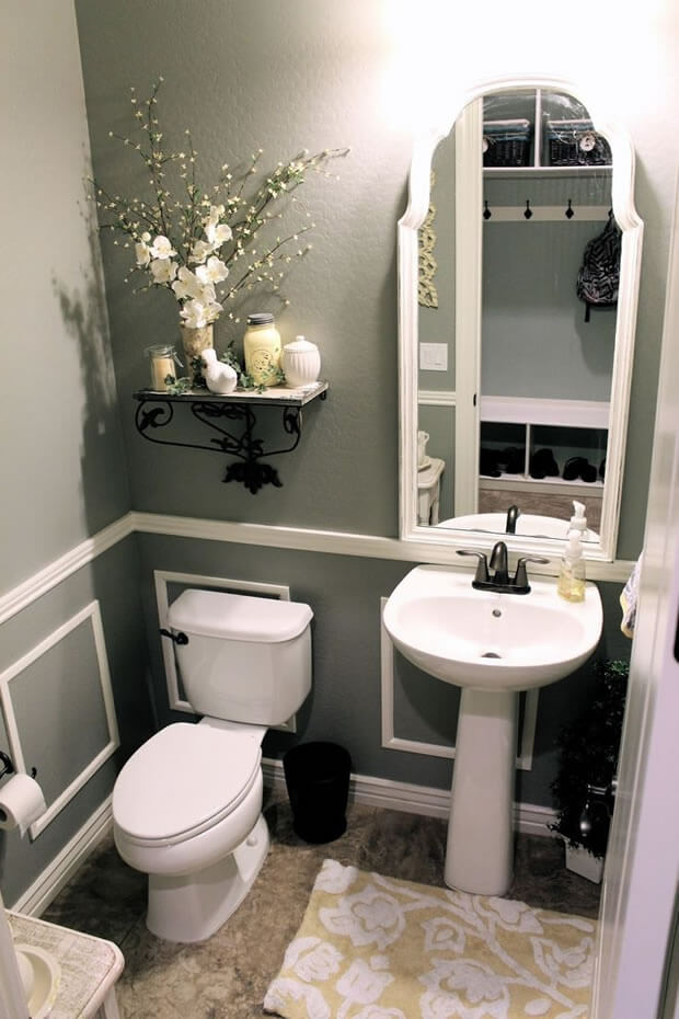 Powder Room Ideas with Pedestal Sink Redefine Your Powder Room with Chic Style