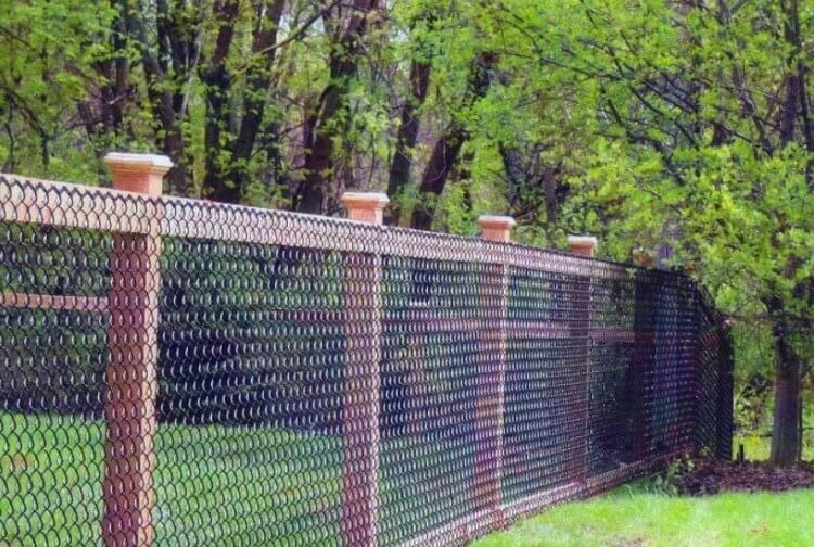 Privacy Fence Ideas for Chain Link Colored Chain Linked Fence
