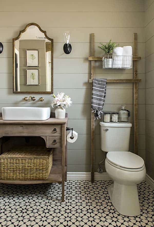 Simple Farmhouse Bathroom Ideas Cottage Farmhouse Ideas