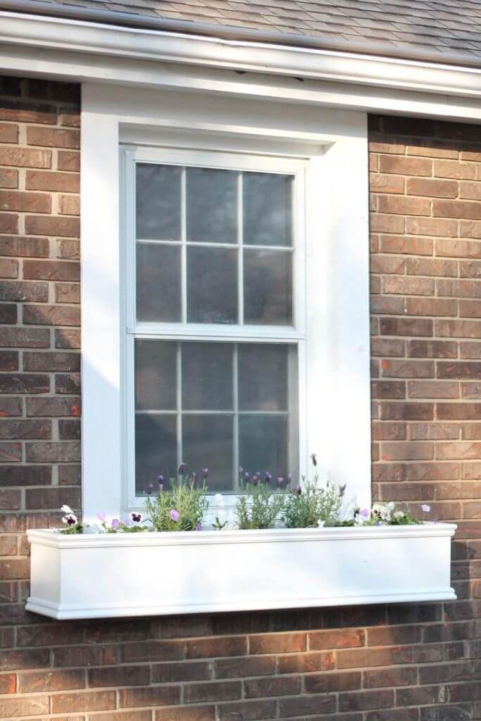Spring Window Box Ideas White Window Box Planter