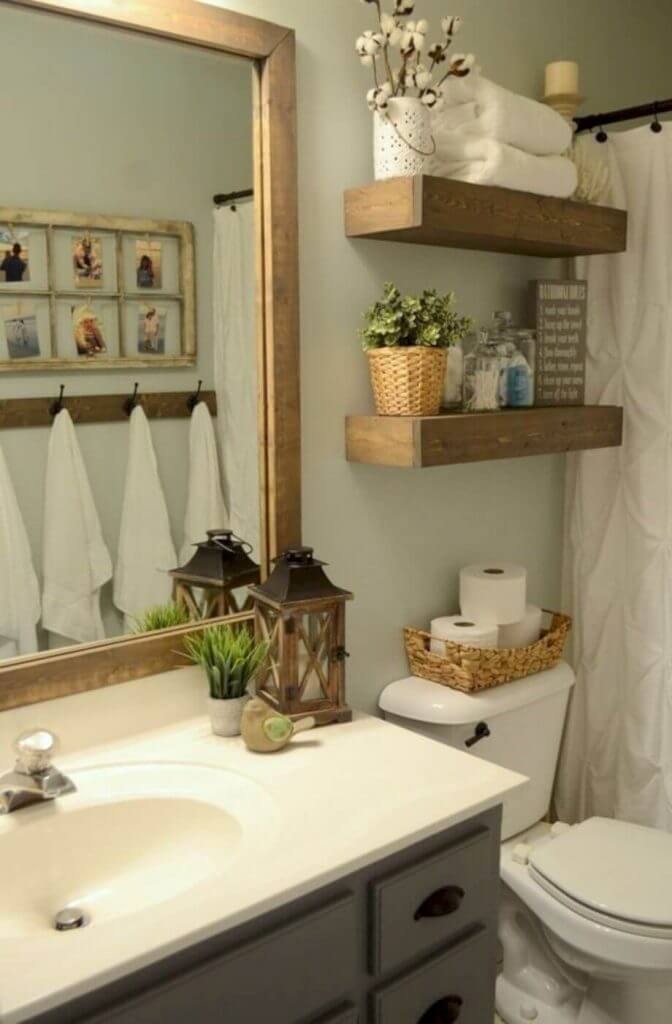 Towel Storage in Bathroom Country Style Storage, Adorable