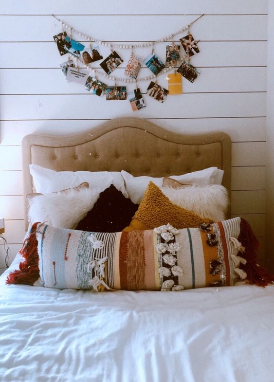 Above Bed Decor DIY Hanging Wall Decor