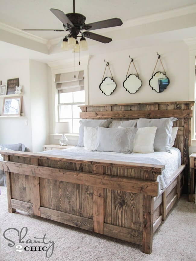 Above King Bed Decor Rustic Above Bed Decor