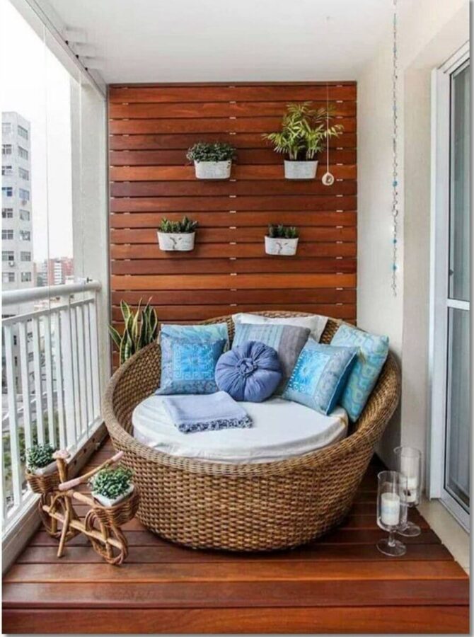 Apartment Balcony Decor Ideas Cozy Couch