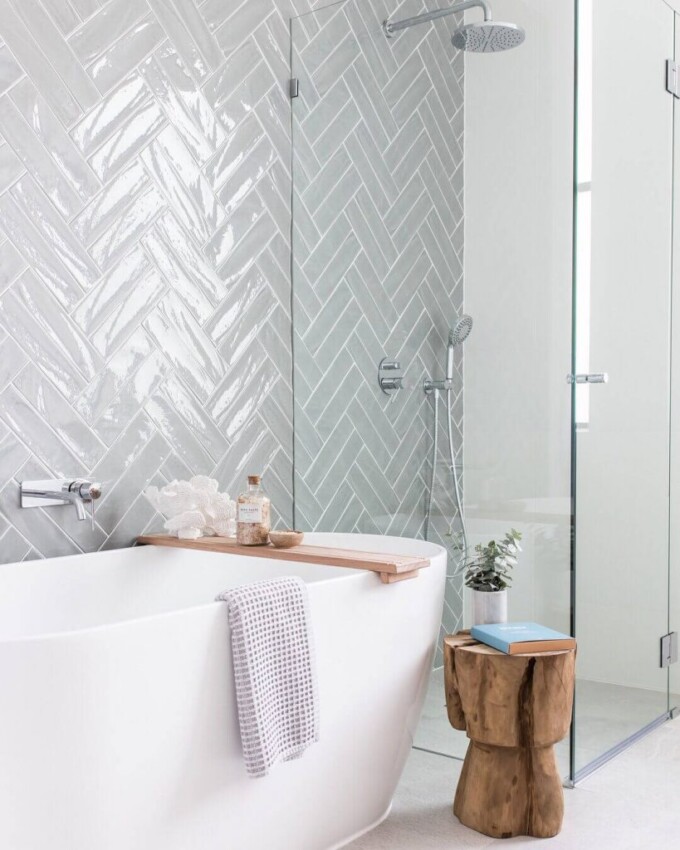 Bathroom Tub Shower Tile Ideas Grey Tile Wall Shower