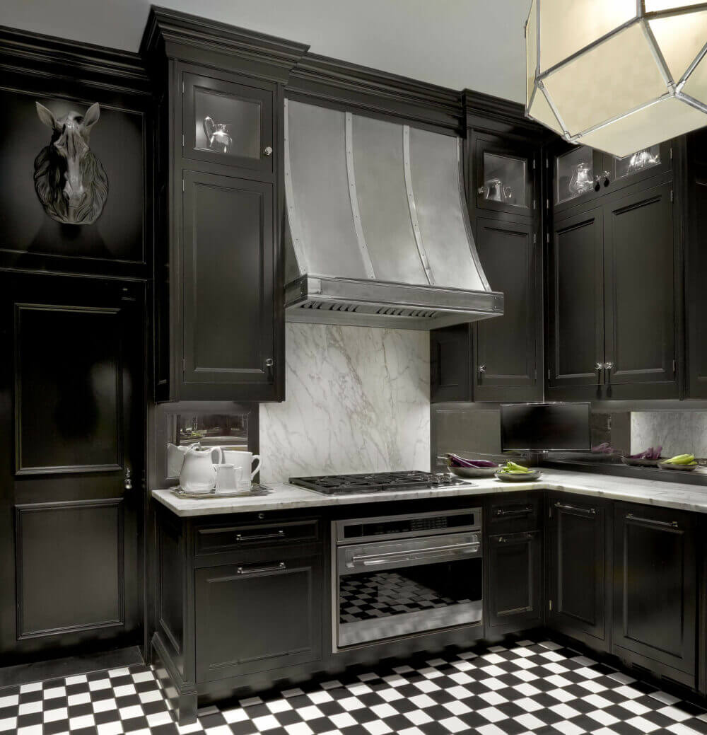 Black Kitchen Cabinet Modern Modern Farmhouse