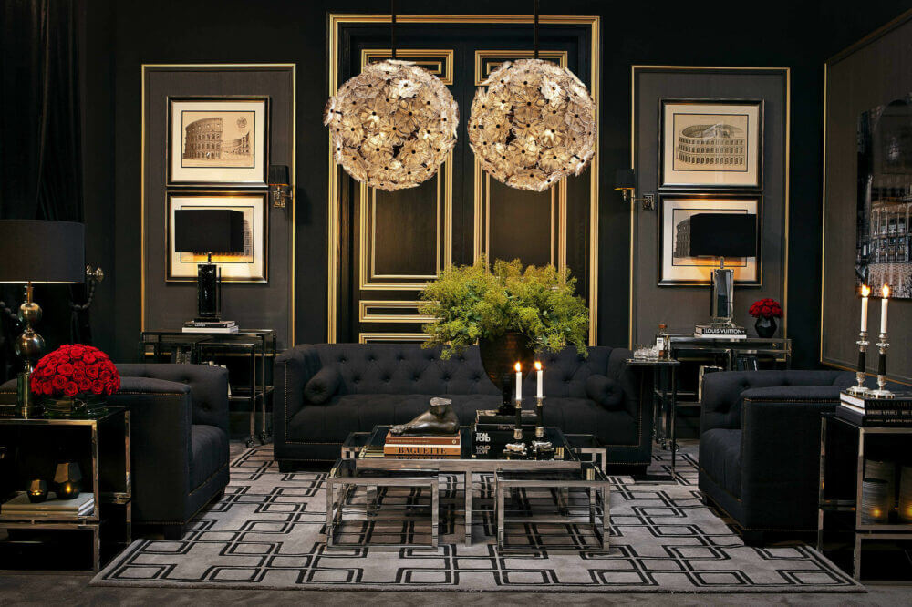 Black and Gold Living Room Ideas Black and Gold Living Room Ideas