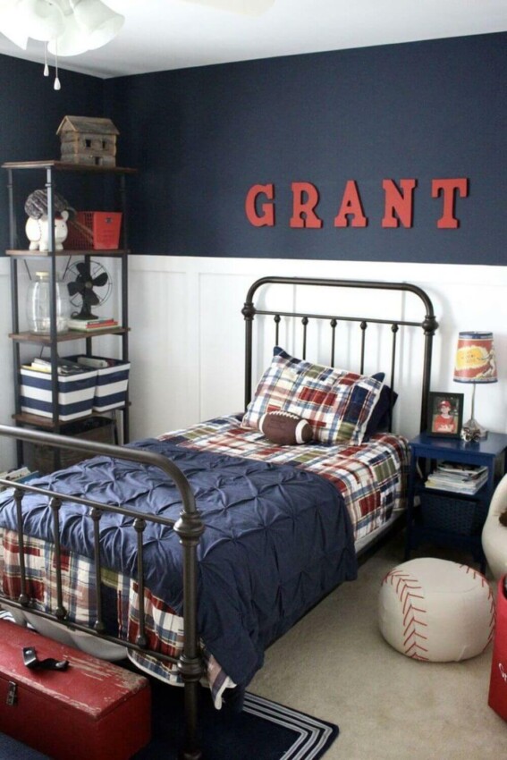 Boy Bedroom Ideas for Small Rooms Navy Blue
