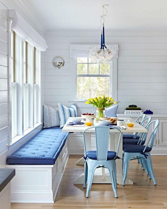 Breakfast Nook Area Ideas Vibrant and Lively