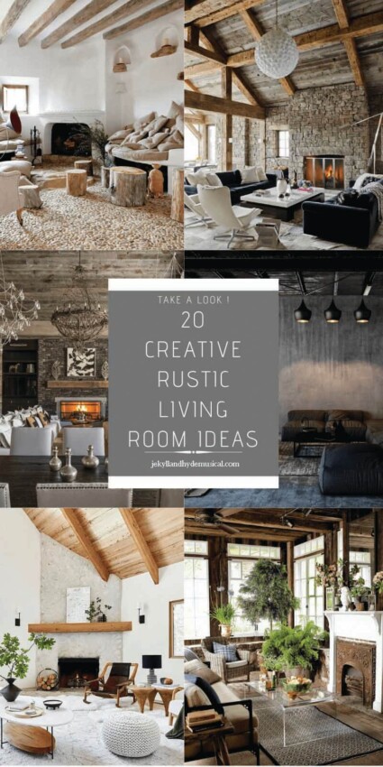 Creative Rustic Living Room Ideas