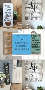 Creative Wooden Sign Ideas