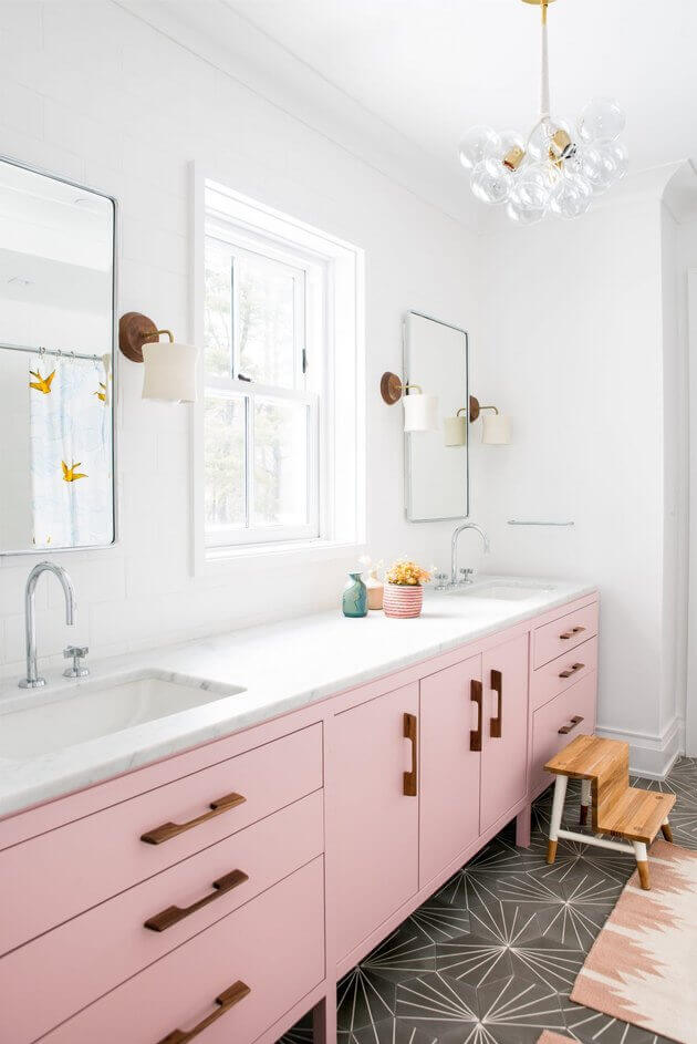 Cute Girl Bathroom Ideas Soft and Subtle Pink