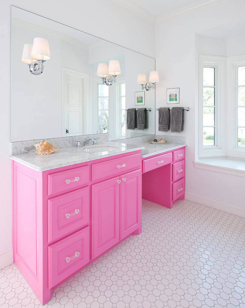 Cute Little Girl Bathroom Ideas Vibrant Pink